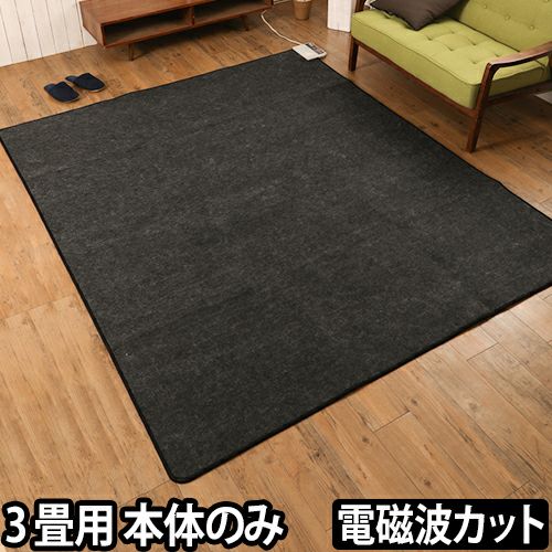 電気ホットカーペット 電磁波カット 3畳用 本体のみ | セレクト