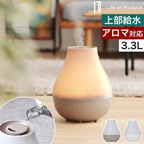 LIFELEX KM522-0960 加湿器 上部給水超音波式加湿器 -Premium WOOD- LCAHF009 | Life on Products