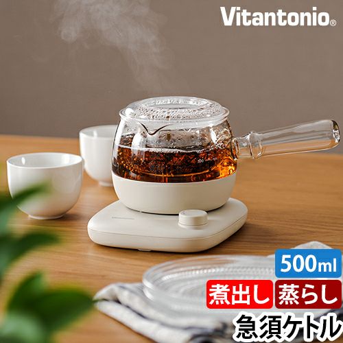 ビタントニオ 【選べる豪華特典】 電気ケトル ガラスケトル KYUSU VEK